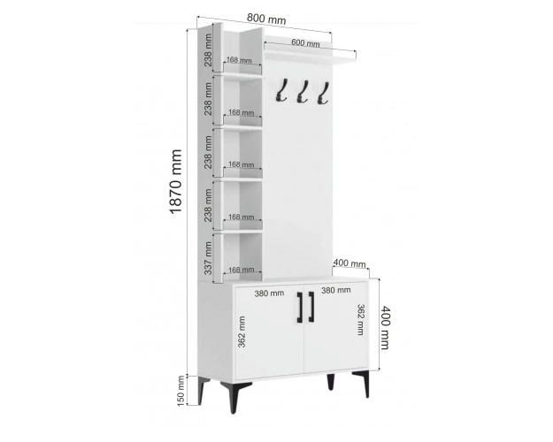 Прихожая Пекин белый