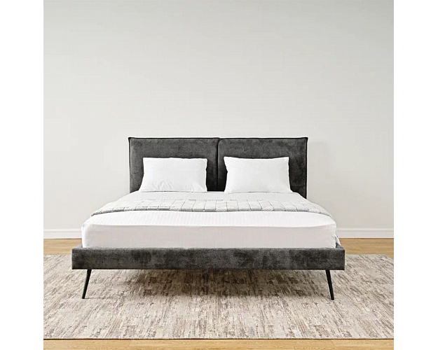 Кровать с ортопедическим основанием 1600 Сильвия графит