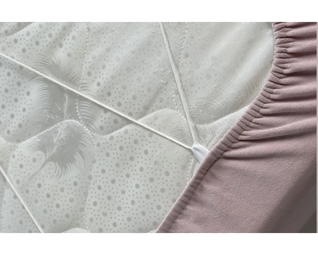 Кровать с основанием 900 Лео нежно-розовый / графит (велюр)