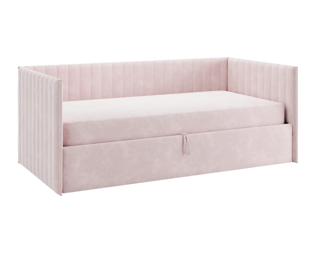 Кровать-софа Твикс нежно-розовый (велюр)