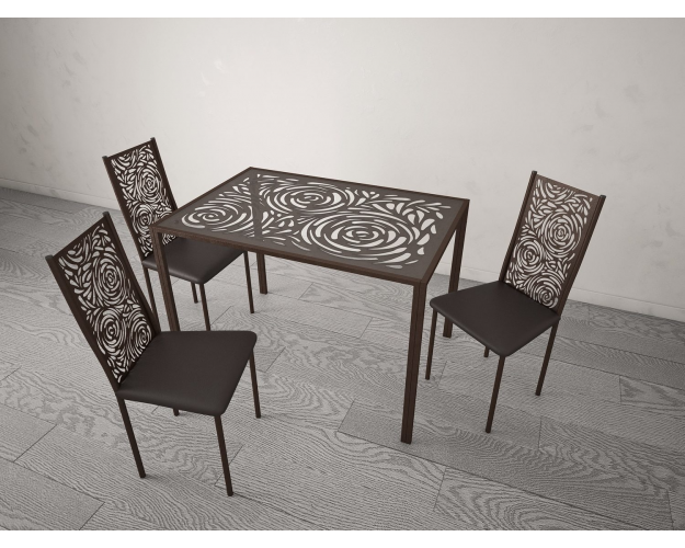 Стол обеденный Роза Ст102 черный