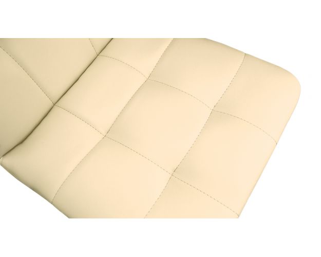 Стул «Аспен» К1С Черный муар/Кожзам Polo Cream