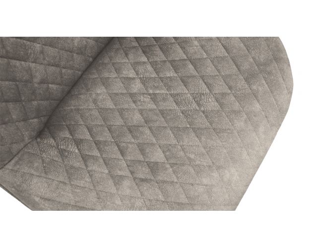 Стул «Оливер» К3 Черный/Микровелюр Wellmart Latte