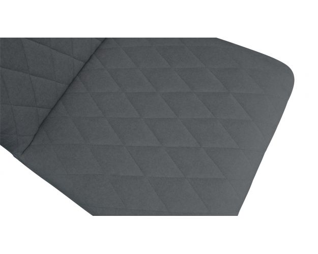 Стул «Стенли» К1С Черный муар/Микровелюр Jercy Graphite